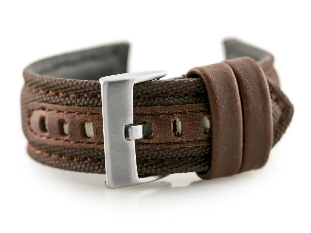 Cinturino Premium W34 Pelle Marrone 26mm | Eleganza Professionale