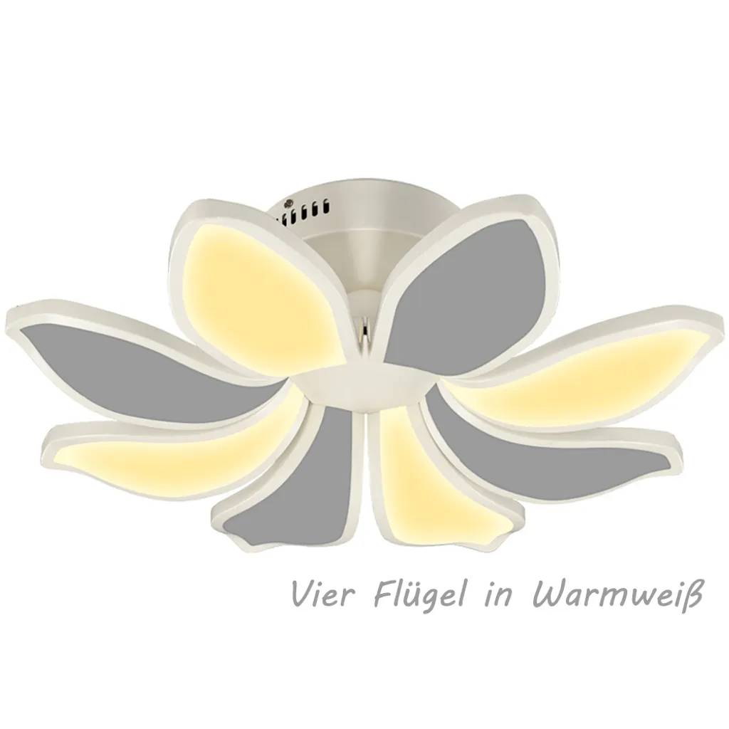 Plafonnier LED 60W à Intensité Variable avec Abat-jour Acrylique Chic