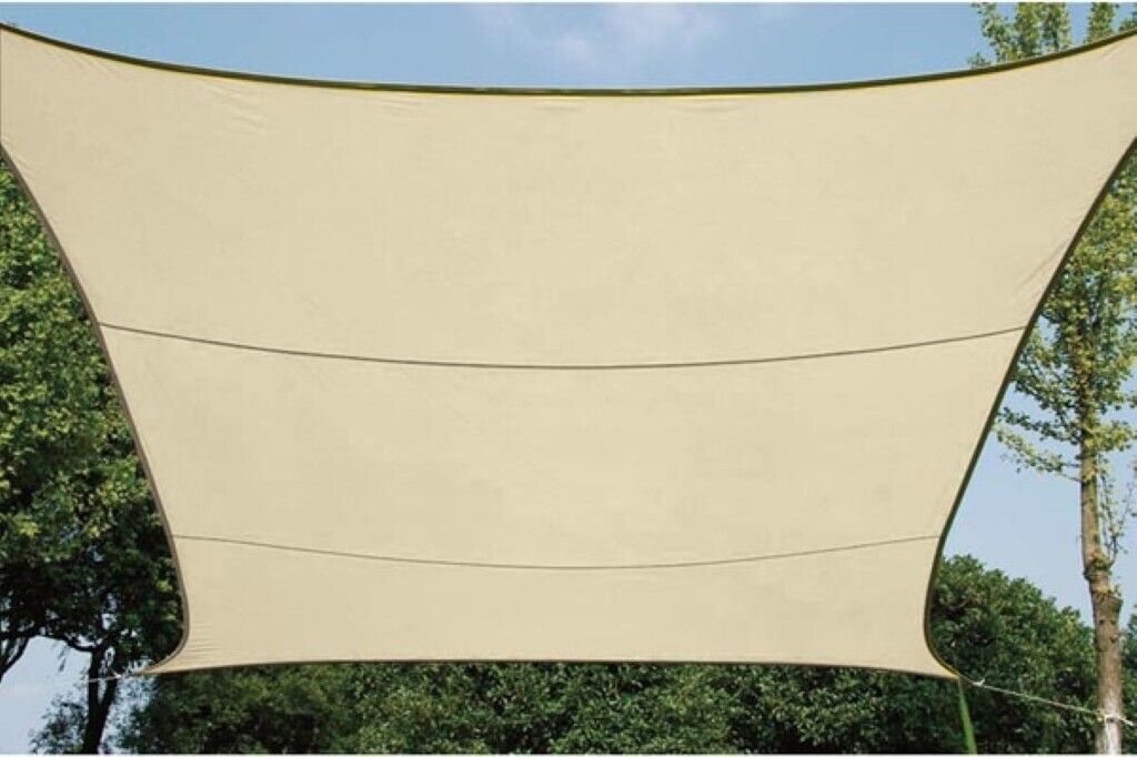 Voile Solaire Perméable - Carré - 5 X 5 M - Couleur : Image du produit 