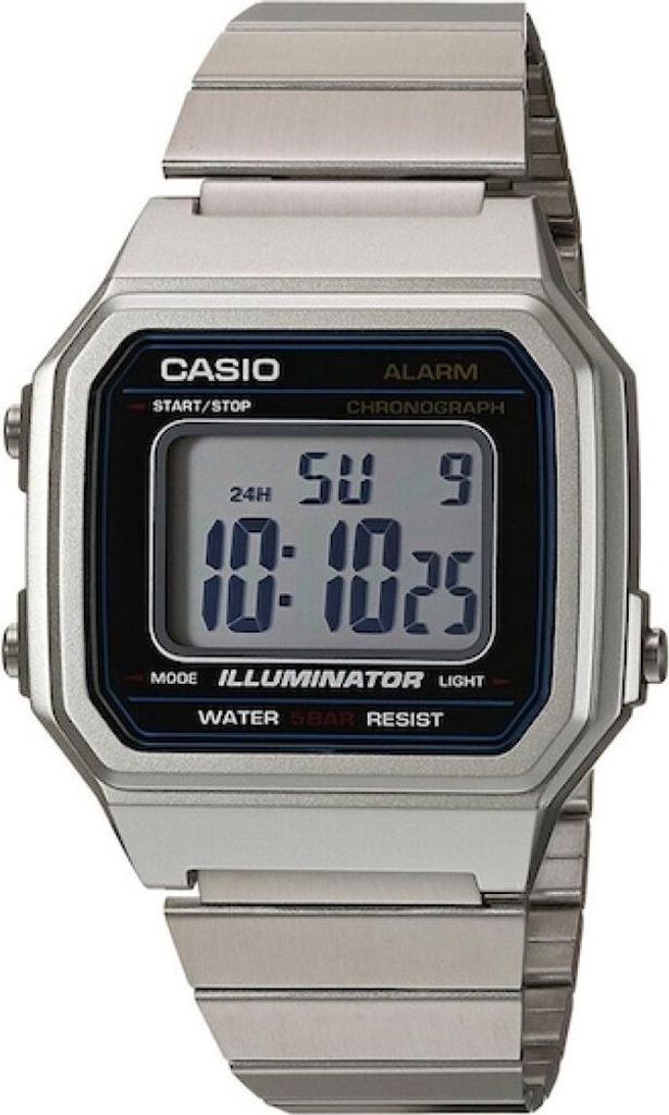 Casio Uni Erwachsene Digital Quarz Uhr mit Edelstahl Produktbild 