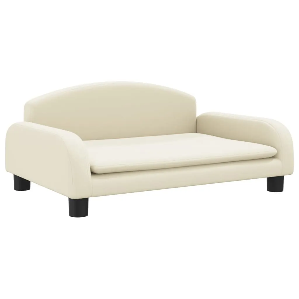 Mini Divano Design Crema 70x45x30 cm - Similpelle per Cameretta
