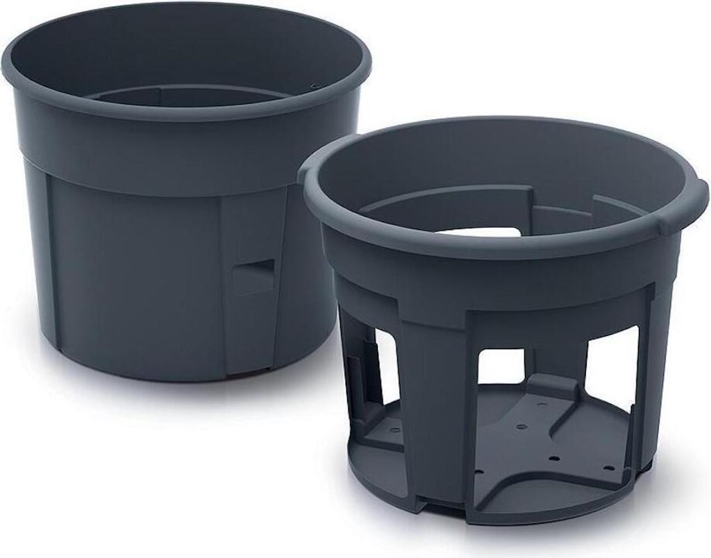 PROREGAL Blumentopf für Kartoffelwachstum 392x316mm, Anthrazit