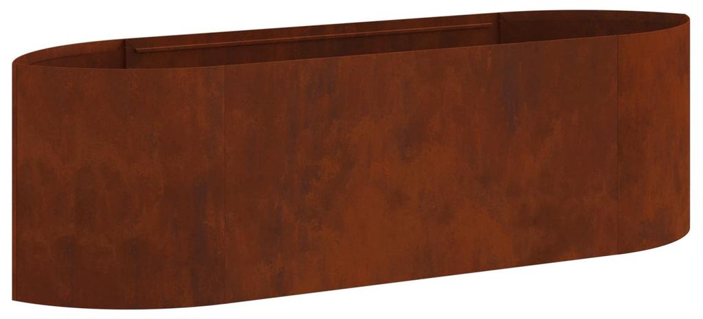 vidaXL Hochbeet im Garten Wetterfeststahl 140 x 40 x 40 cm Stahl