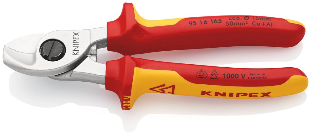 KNIPEX 95 16 165 Kabelschere isoliert mit Produktbild 