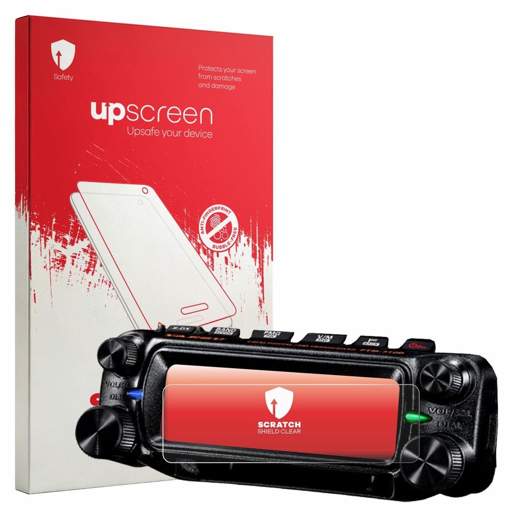 upscreen Schutzfolie für Yaesu FTM-310 Displayschutz Displayschutzfolie Folie Klar Transparent