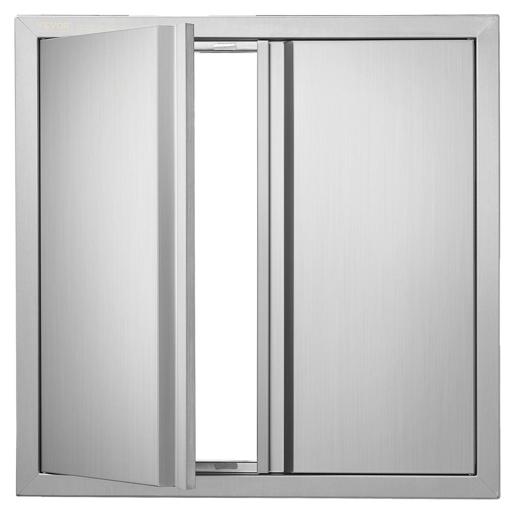 VEVOR Grilldeur, 610 x 610 mm, dubbele buitendeur voor Productafbeelding 
