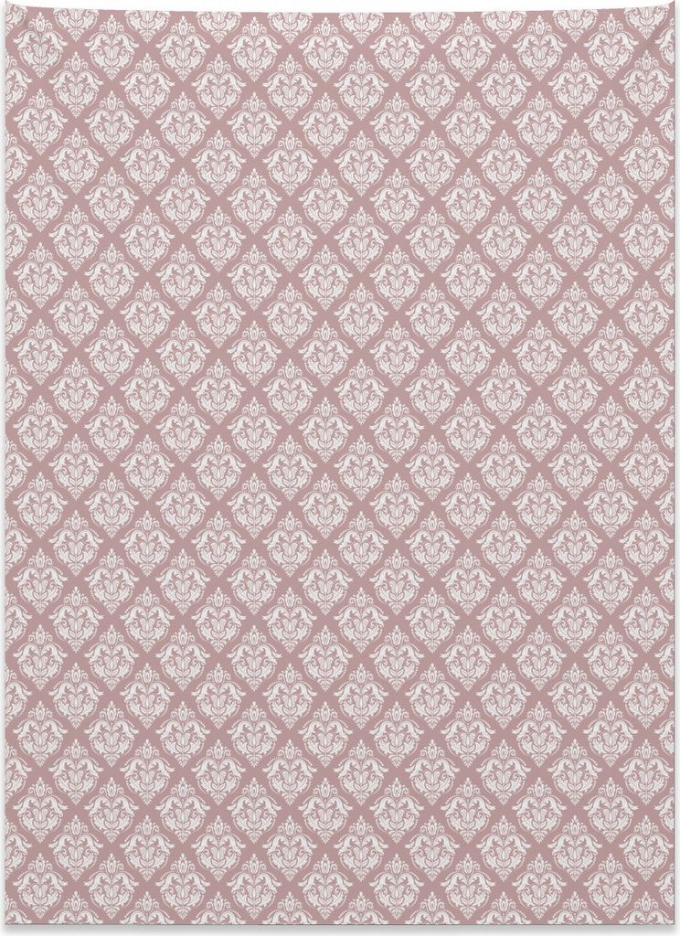 Abakuhaus Damast Wandteppich, Art Deco Interior Design aus Weiches Mikrofaser Stoff Kein Verblassen Klare Farben Waschbar, 110 x 150 cm, Getrocknet...