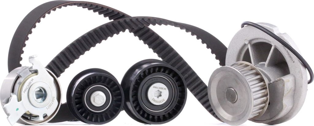 RIDEX 3096W0091 - OE 1334077 Wasserpumpe + Zahnriemensatz für Astra G, Combo, Combo Tour, Meriva (X03), Vectra C (Z02), Zafira B, Zafira A