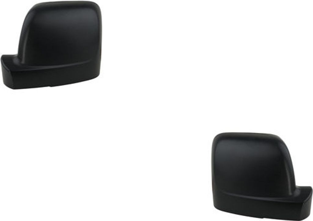 Johns, Spiegel Abdeckung Links & Rechts Set passend für Renault Trafic 05/14- schwarz 4422962 93451848 963739461R 6000617681 9637400Q0E