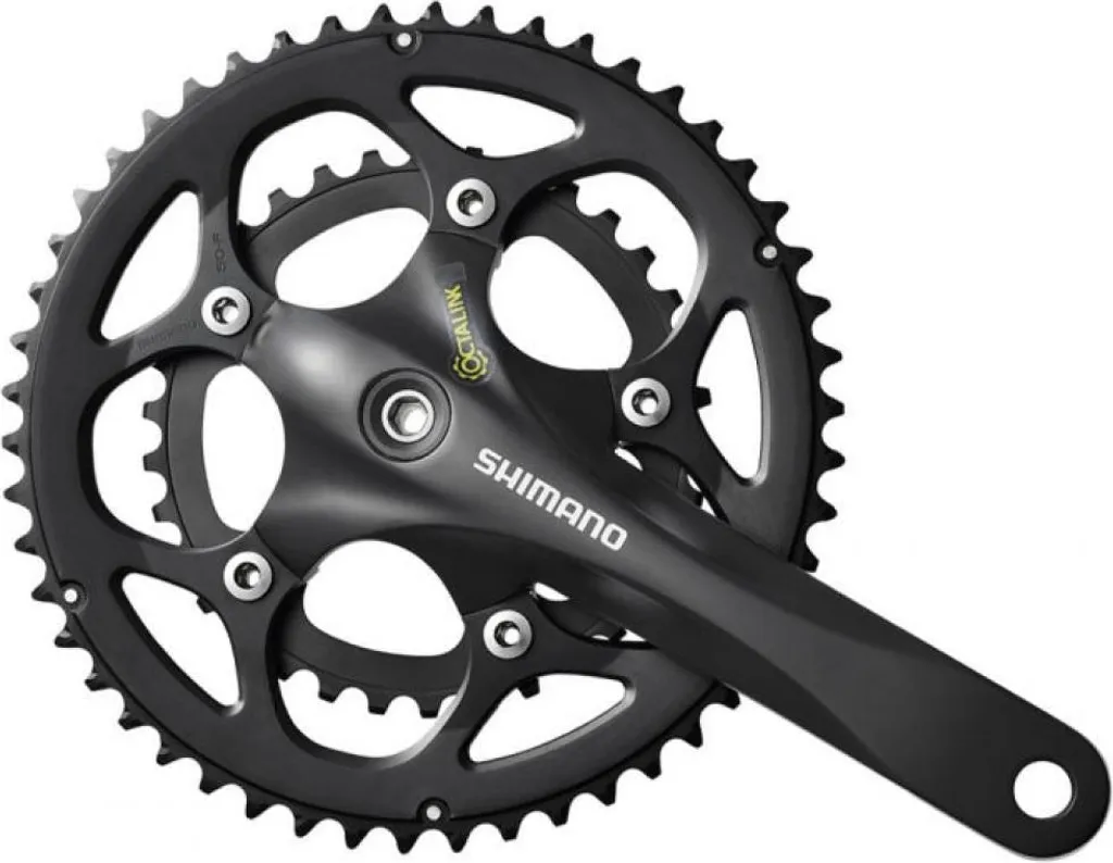 Pédalier double plateau Shimano FC-R345 50-34T noir 9 vitesses 170mm