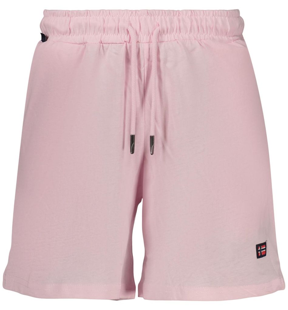 Rosa Damen-Shorts: Elastisch mit Taschen & Kordelzug - Norwegen Style