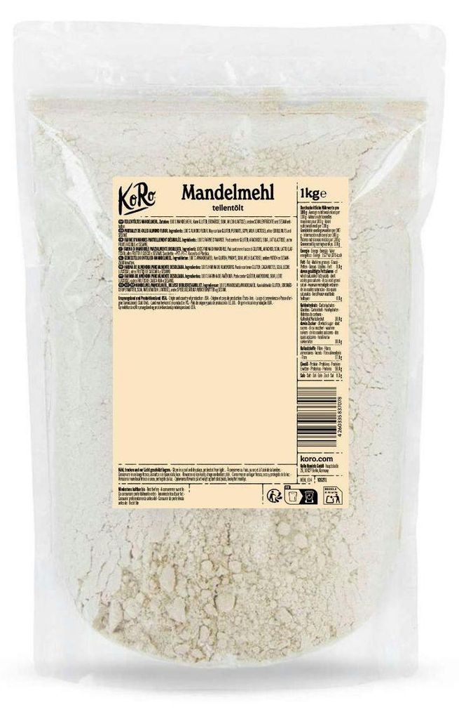 KoRo I Teilentöltes Mandelmehl 1 kg Produktbild 