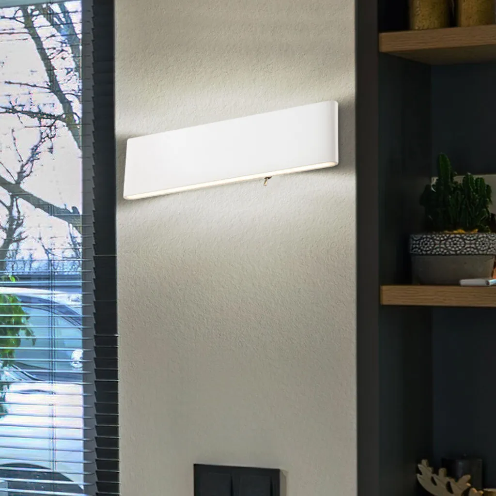 Applique murale intérieure SIEGFRIED blanc 29.5cm GLOBO Lighting LED