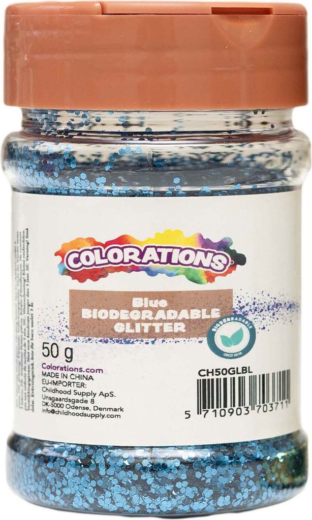 Colorationen – biologisch abbaubares Glitzerblau – 50 g