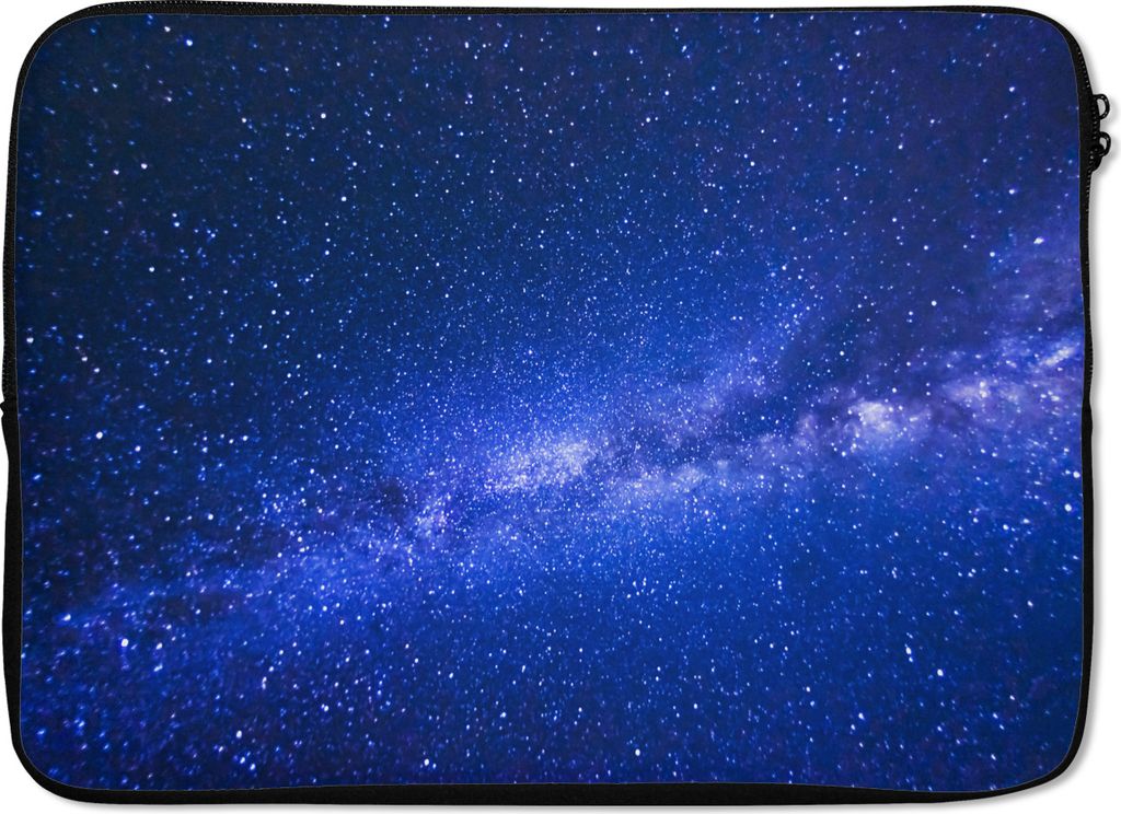 MuchoWow Laptop Hülle 14 ZollSternenhimmel - Universum - Blau - Jungen - Mädchen - Kinder Laptoptasche - Laptoptasche - Stoßsicher - Schutzhaube