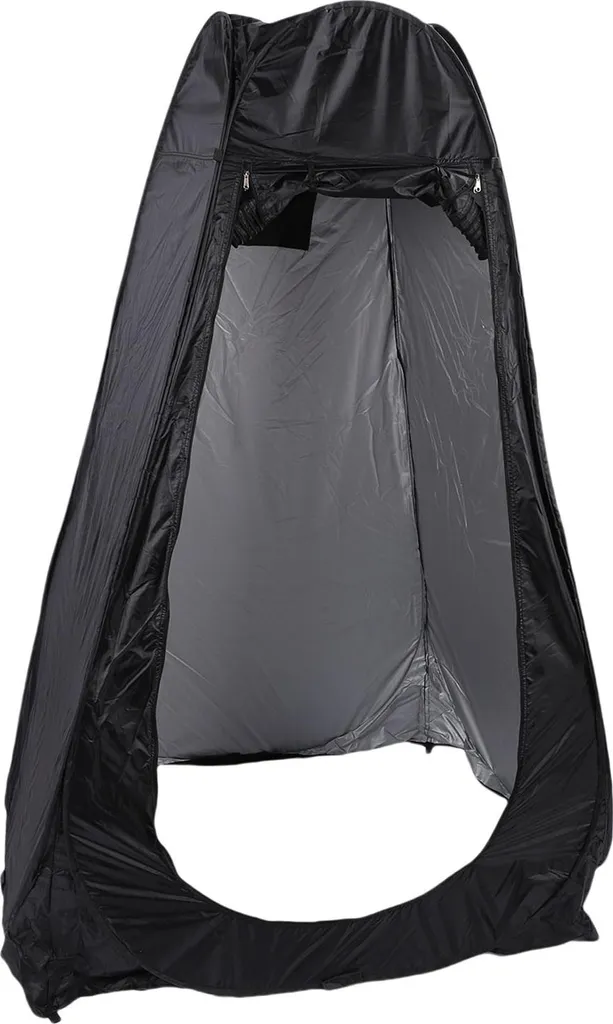 Toilettes de camping portables avec tente de douche pliable 2-en-1