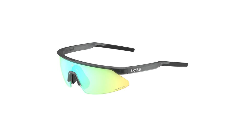 Bollé Brille Bolle Micro Edge Black Frost-Phantom Clear schwarz,grün