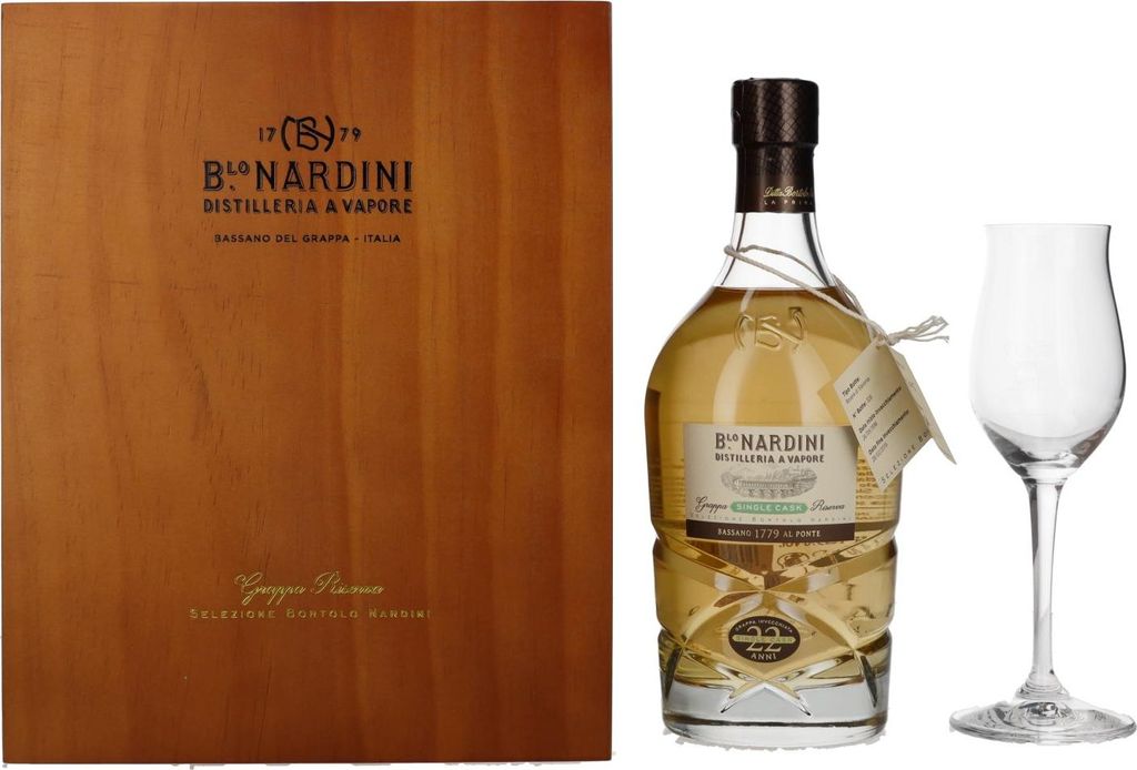 Nardini Grappa Riserva 22 ANNI Single Cask 45% Vol. 0,7l in Produktbild 