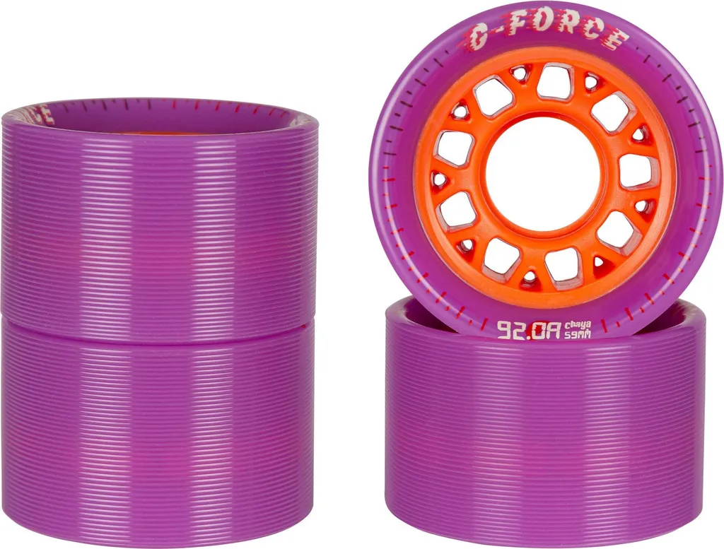 Roues de Roller Derby Chaya G-Force 92A Pack de 4 pour l'Indoor - 3