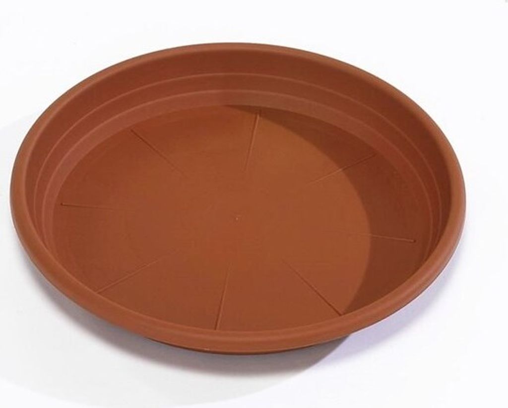 alpfa 841143 Pflanztopf Untersetzer Cilindro für 20 cm Topf - terra