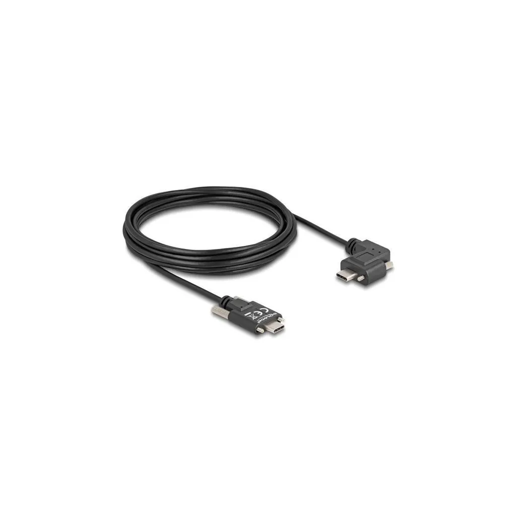 Câble USB 2.0 Type-C Delock avec connecteurs réversibles et débit stable