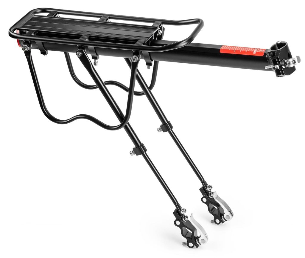 Gepäckträger für Fahrräder, 26-29 Zoll, verstellbar, universeller Gepäckträger für Mountainbikes, Aluminiumlegierung für Rennräder und MTB...