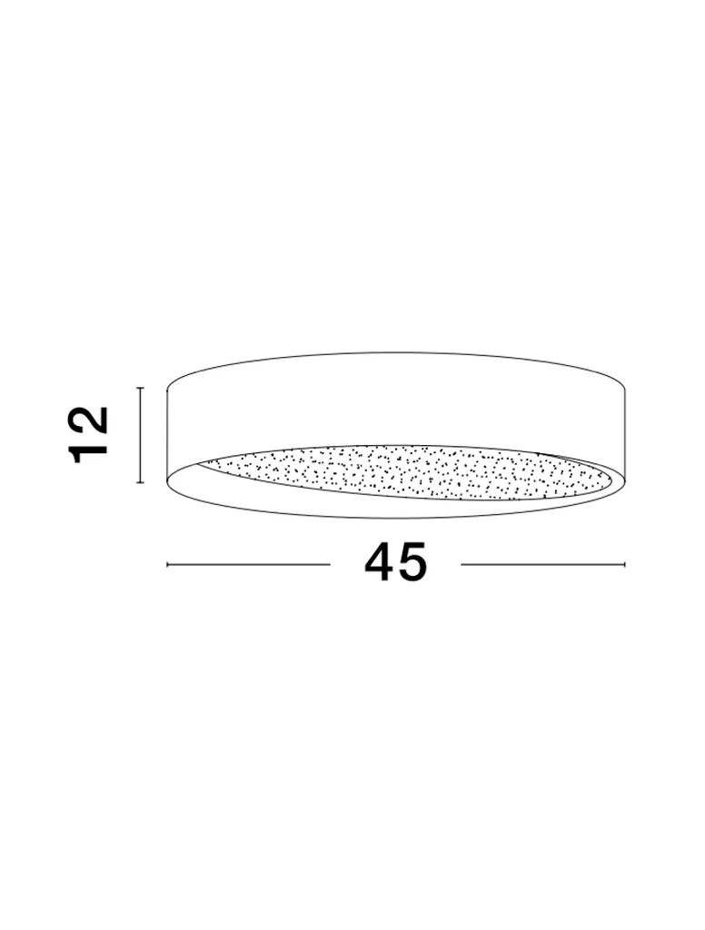 Plafonnier OBY Nova Luce : Solution Éclairage Anti-Éblouissement Chic