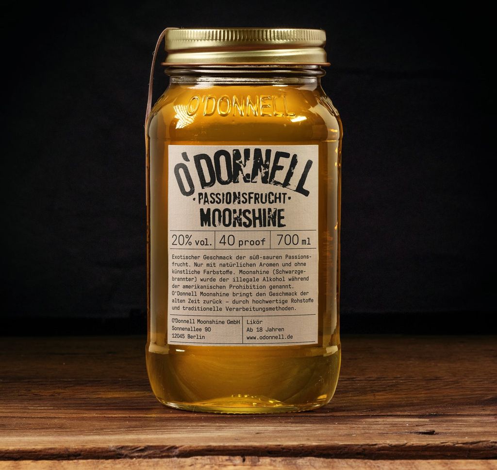 O'Donnell Passionsfrucht Moonshine Likör, 20% Vol. 0,7 l