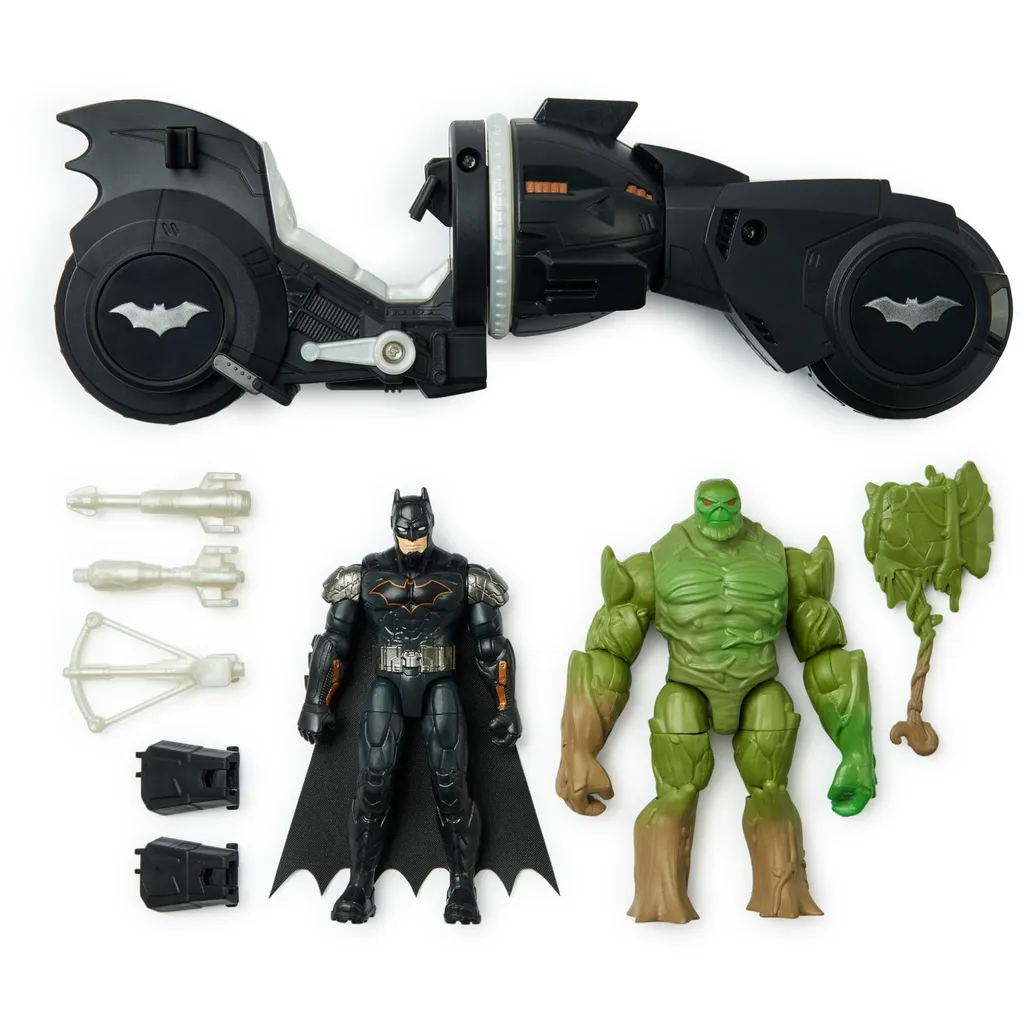 Spin Master Batman Batcycle avec figurine 10cm articulée - Réf 6064766