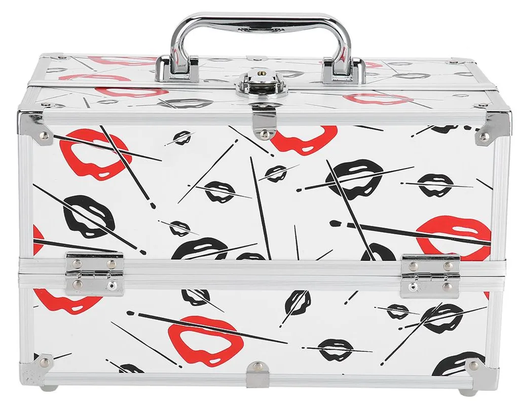 Mallette cosmétique portable et trousse de maquillage rigide format M