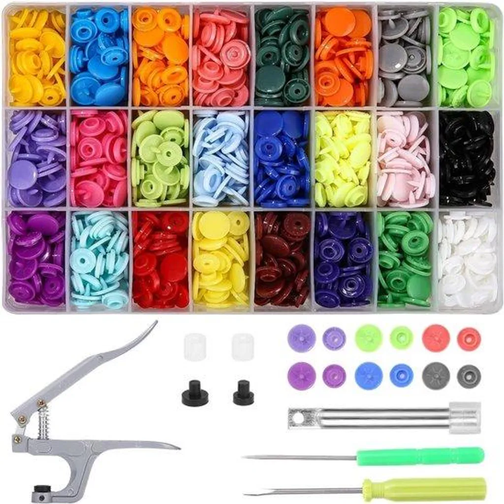 Set pour pose de pressions T5 - Idéal pour vêtements bébé, tricot et sacs