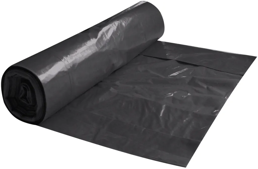 Sac poubelle LDPE épais 80my noir 240L HYGOSTAR 1000x1250mm robuste