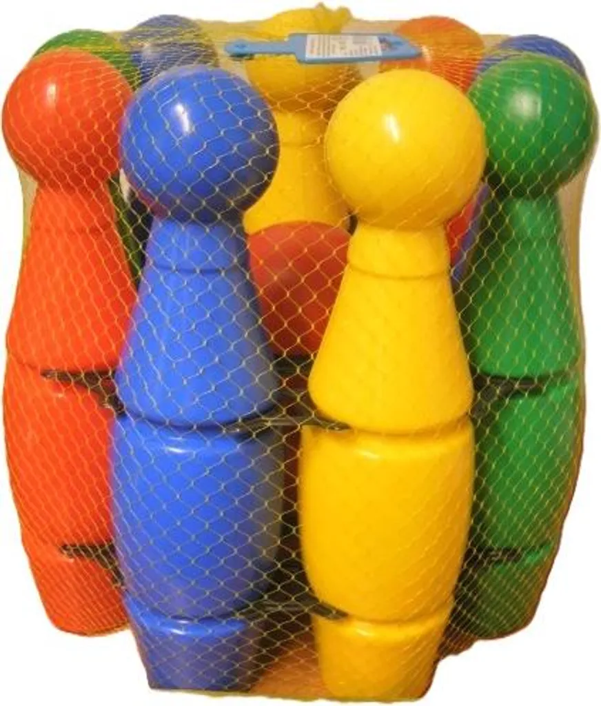 Boule 80 mm et Grand Bowling Robuste - Matériel de Jeu Haute Qualité