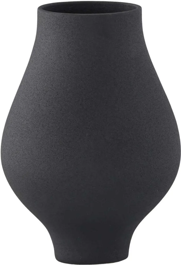 Vase Rellis Venture Design Noir - Objet Décoratif Design en Céramique