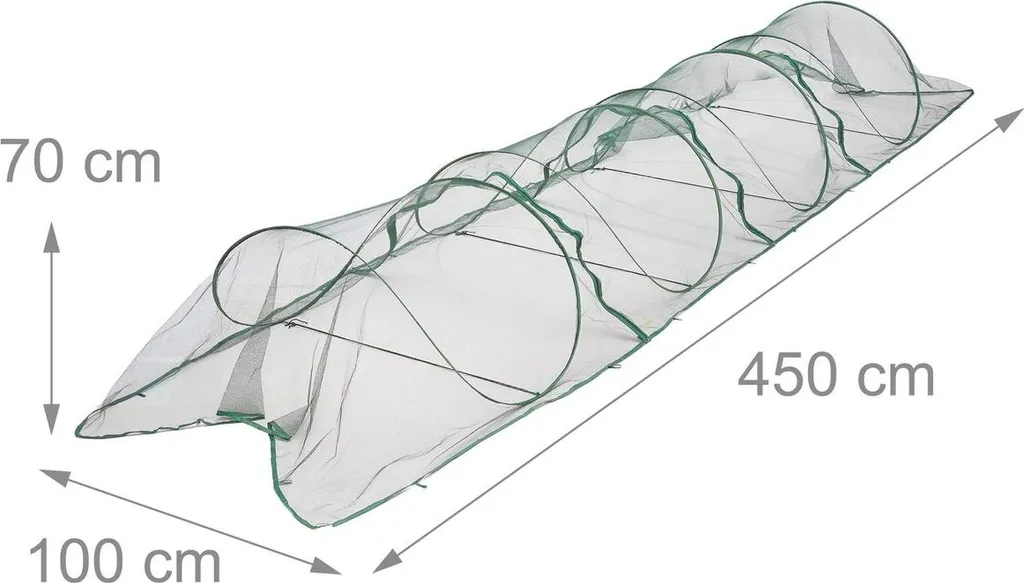 Tunnel potager pop-up 4,5 m modulable avec structure auto-déployante - 3