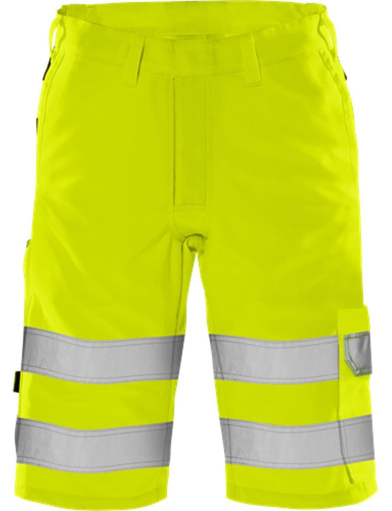 Fristads High Vis Green Shorts Kl. 2 2650 GPLU Warnschutz-Gelb 58