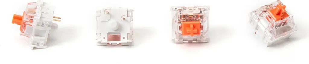Keychron Silent K Pro Red Commutateurs Mécaniques Linéaires - 110 Pièces