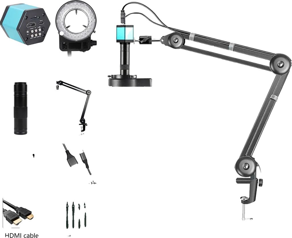 4K Digitalmikroskop, 48MP Bildsensor, elektronische Zoomfunktion, XHU4006 Set
