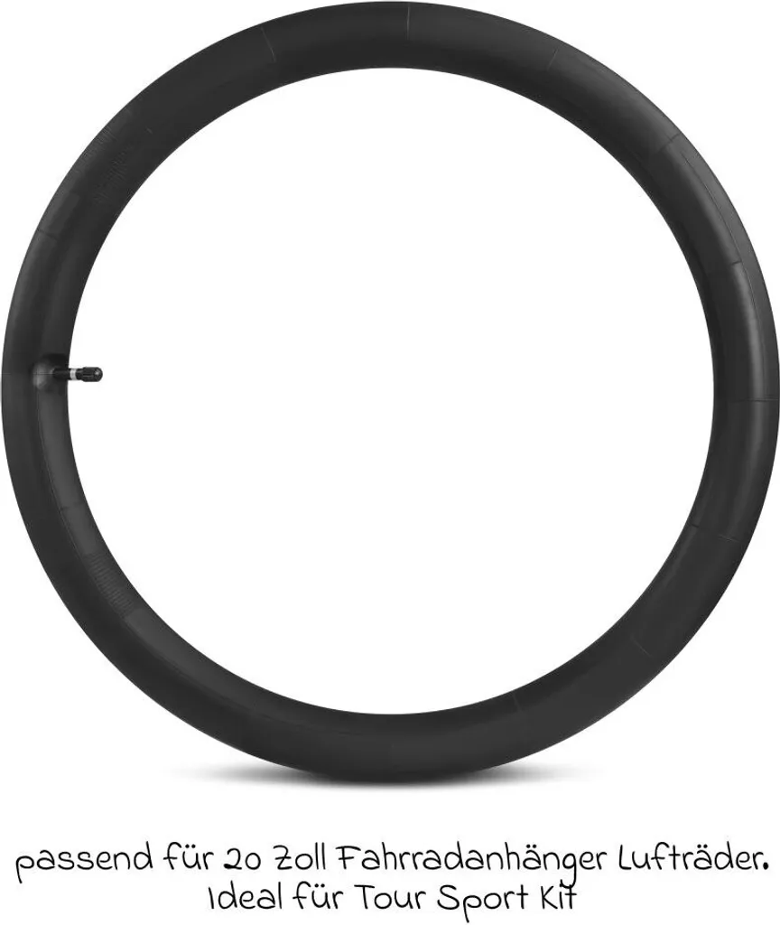Chambre à air roue arrière ABC Design 20 pouces valve coudée robuste