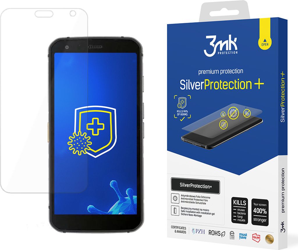 3mk Display Antimikrobielle Schutzfolie SilverProtection+ für CAT S62 0,21mm Self-Heal