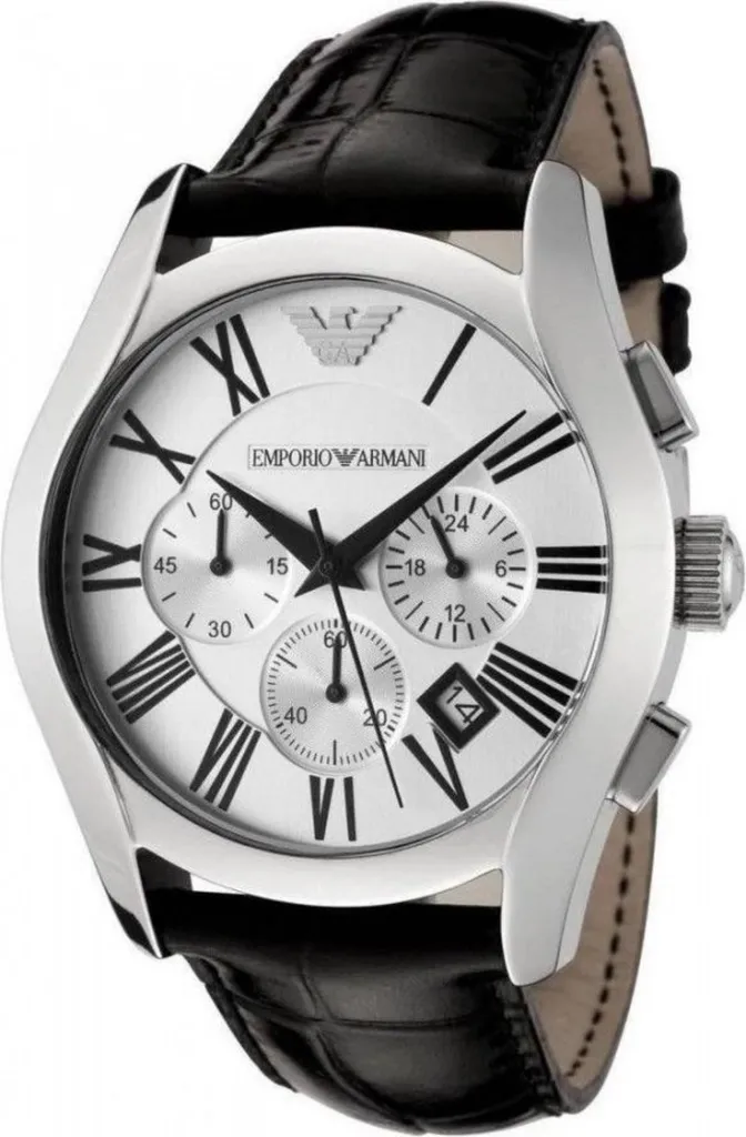 Montre Armani AR0669 pour homme en acier noir avec cadran rectangulaire
