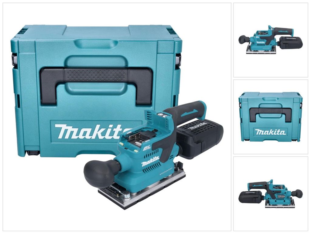 Makita DBO 382 ZJ Levigatrice orbitale a batteria 18 V 93 x Immagine del prodotto 