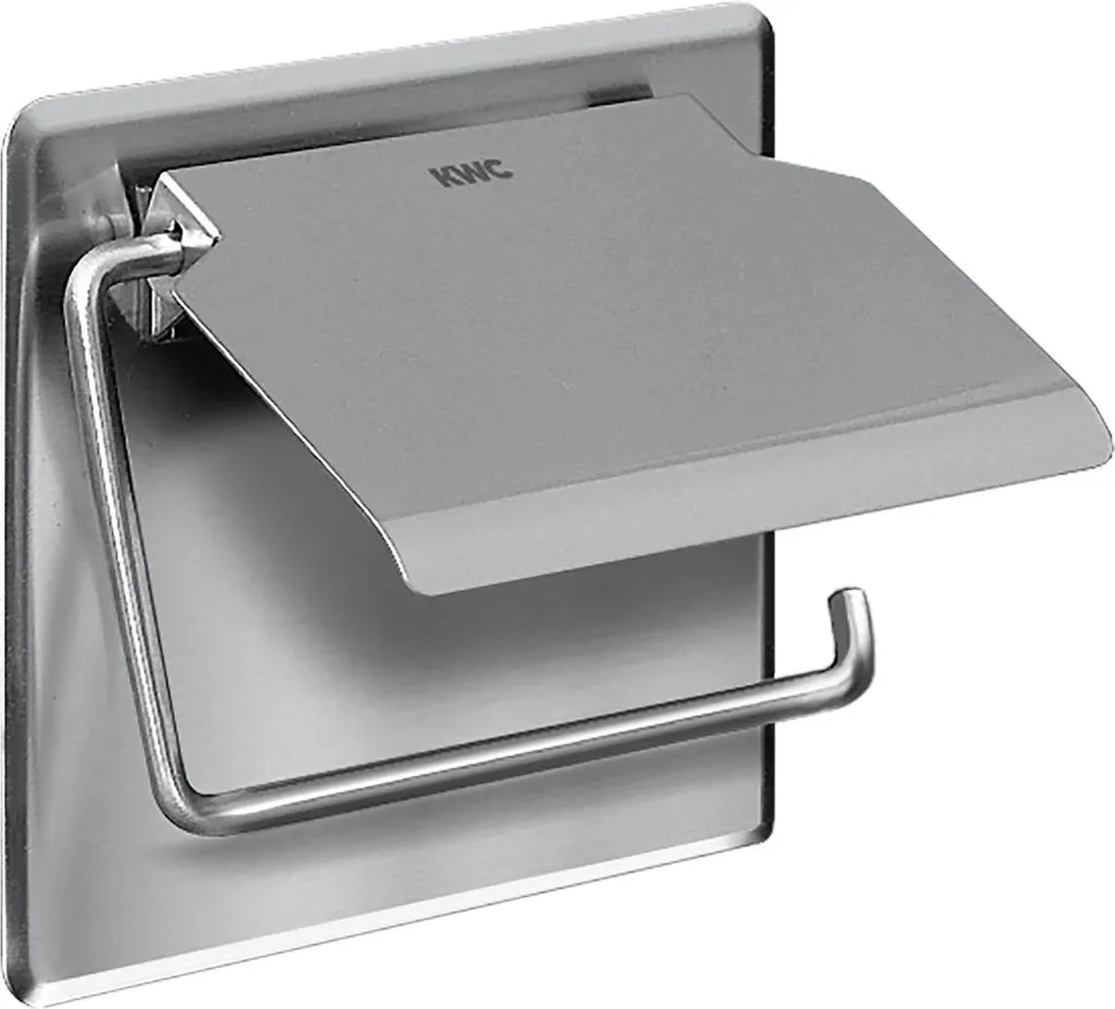 Porte-papier WC inox robuste fini la rouille et les supports fragiles