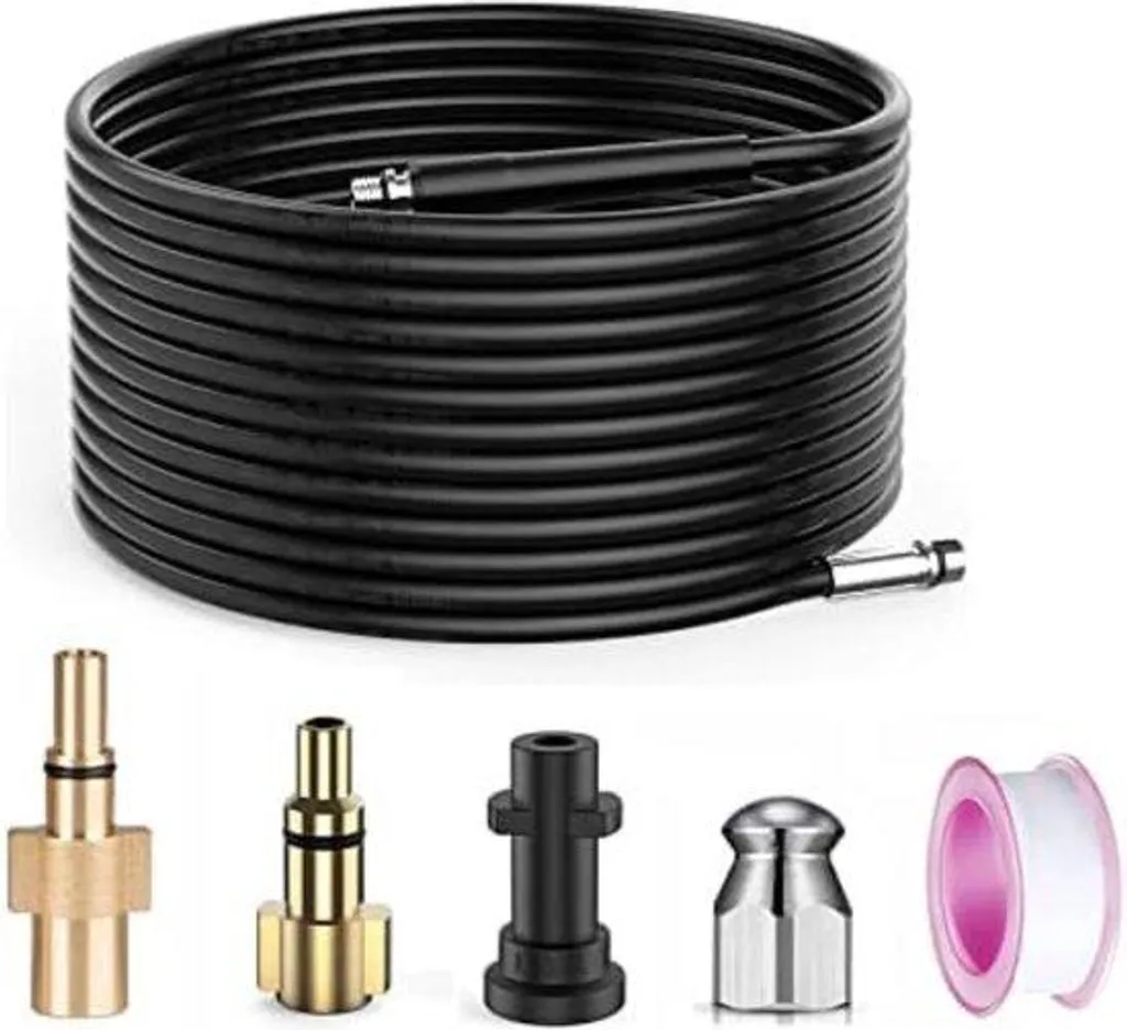 Nettoyeur de tuyaux pour évier et douche - Kit de débouchage noir 5m