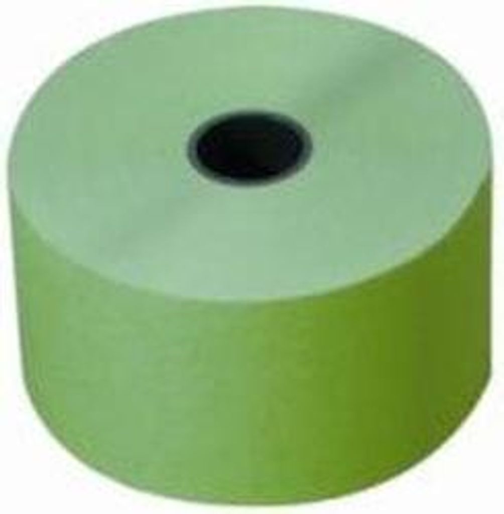 30 Thermorollen 80mm x 80m x 12mm grün - farbige Thermo Kassenrollen 80/80/12
