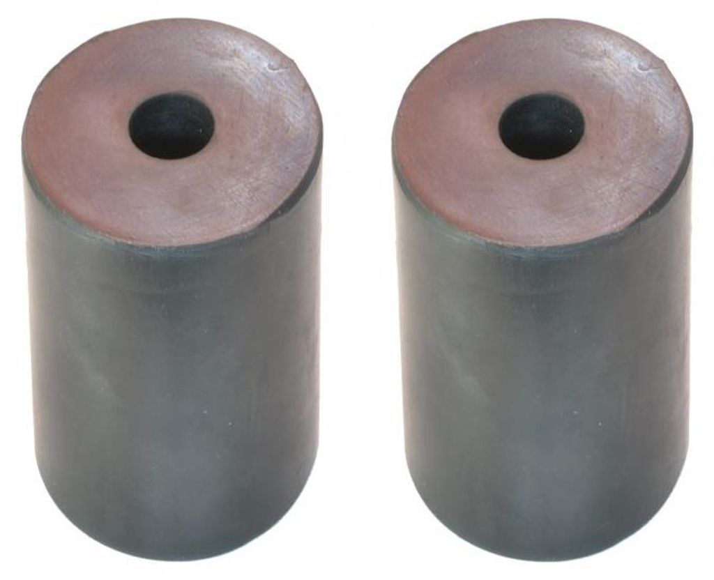2 x Gummipuffer 63x63mm für DDR Anhänger HP300 HP350 HP400 Produktbild 