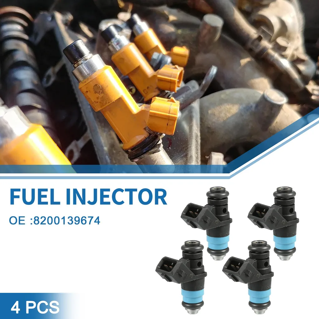 Injecteur de Carburant 8200139674 pour Renault Clio et Megane - Lot de 4