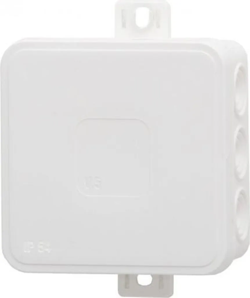Scatola di Giunzione V6 Bianca 85x85 IP54 - 12 Fori Quick-Click F1.0289