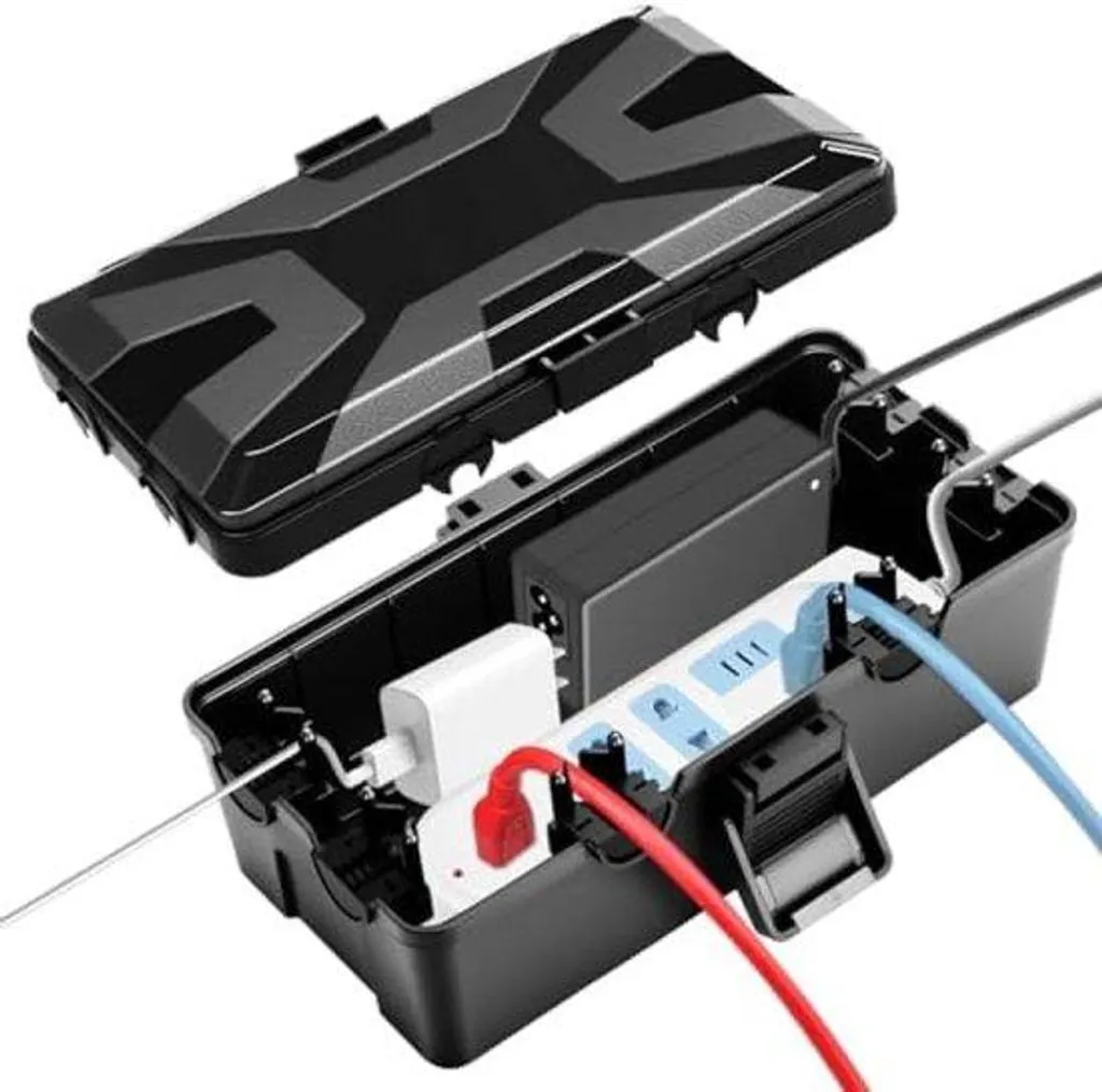 Boîtier étanche IP54 haute résistance pour branchements de jardin 230V