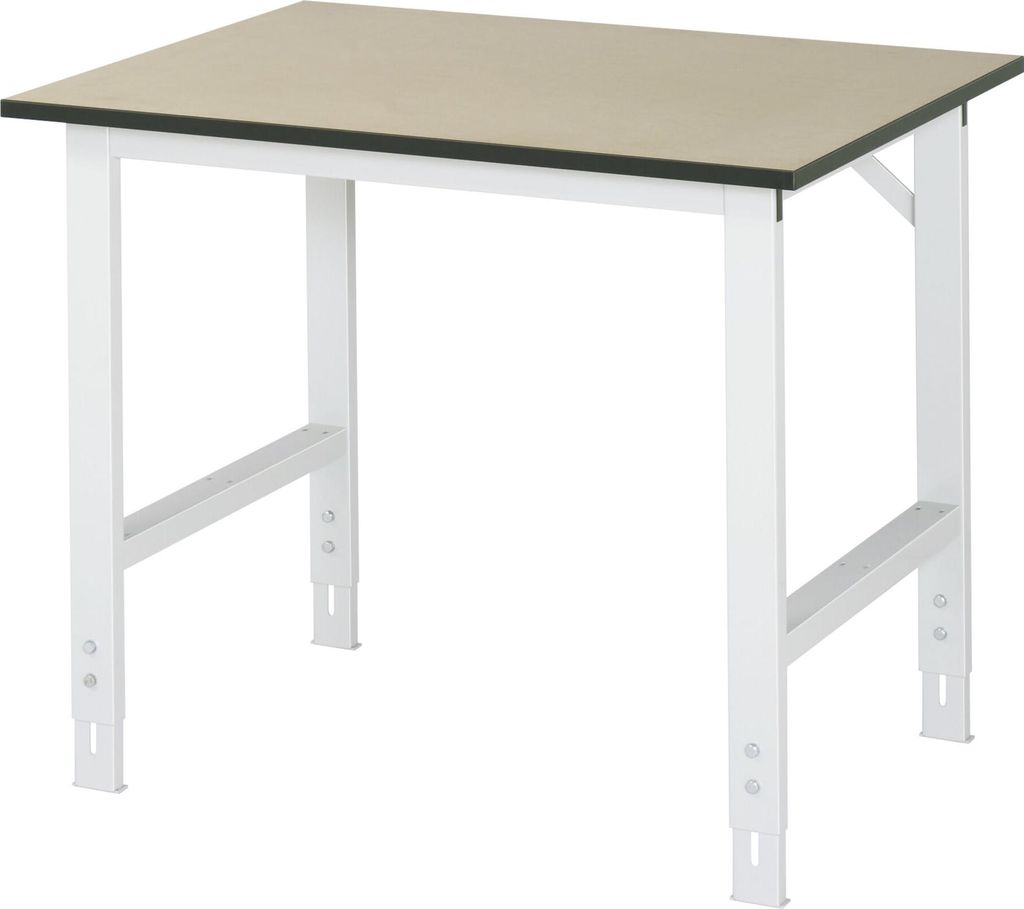 Rau Arbeitstisch MDF BxTxH 1000x800x760-1080mm